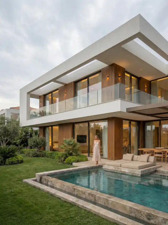 Aura Aegean Villa — Backyard Garden
